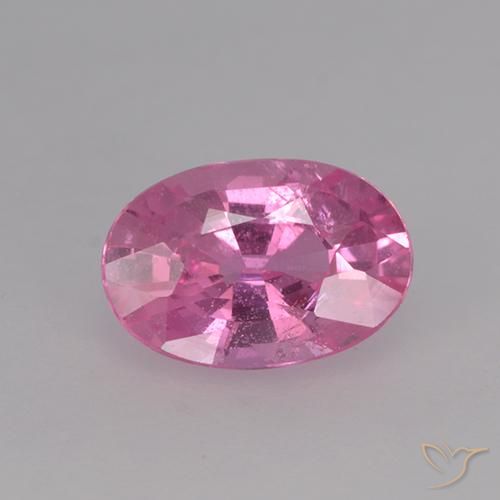 0.68ct Natural Rosa Intenso Safira, oval, VVS-VS