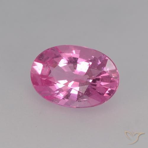 Safira Rosa Intenso Natural 0.68ct, oval, VVS-VS