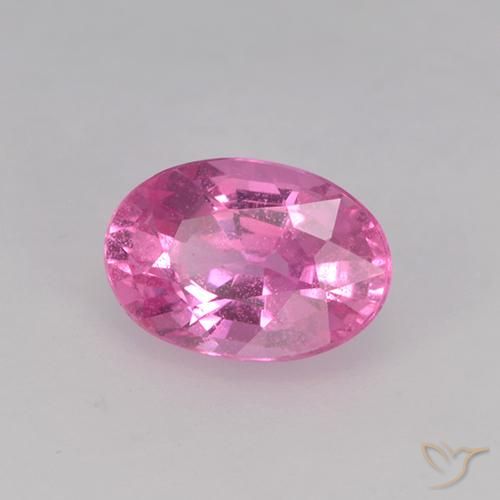 Safira Rosa Intenso Natural 0.67ct, oval, VVS-VS
