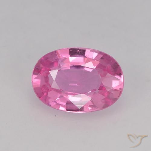 0.68ct Natural Rosa escuro Safira, oval, VVS-VS