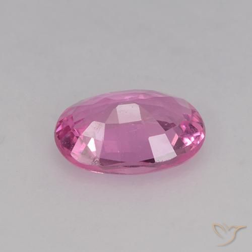 Safira Rosa escuro Natural 0.68ct, oval, VVS-VS