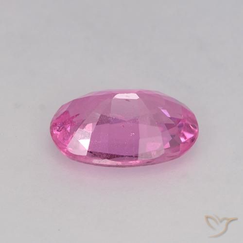 Safira Rosa escuro Natural 0.66ct, oval, VVS-VS