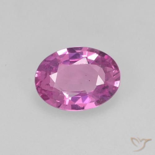 0.68ct Natural Roxo Intenso Safira, oval, VVS-VS