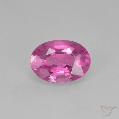 0.48ct Natural rosa médio Safira, oval, VS
