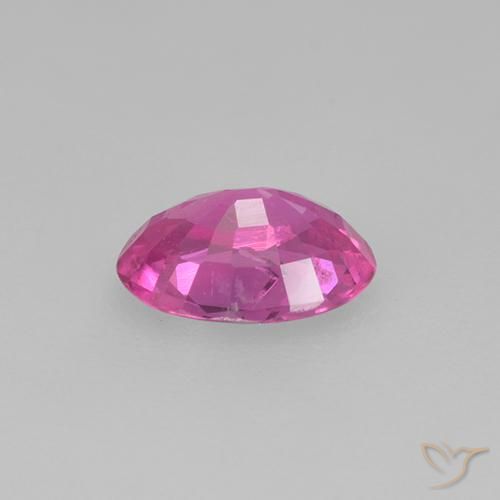 Safira rosa médio Natural 0.48ct, oval, VS