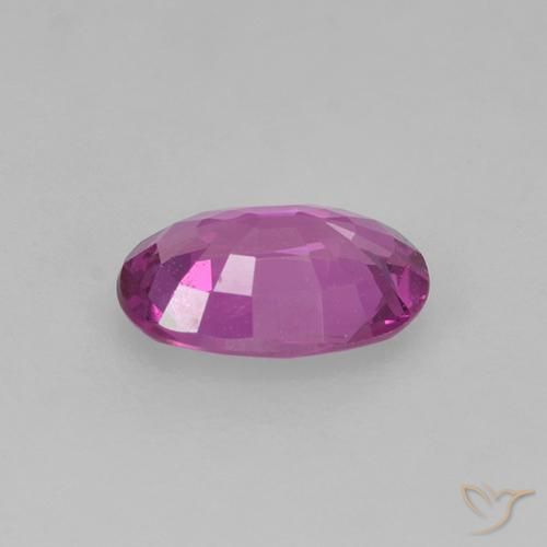Safira Roxo Rosado Profundo Natural 0.66ct, oval, VVS