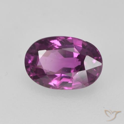 Safira Magenta Elétrico Natural 0.73ct, oval, VS