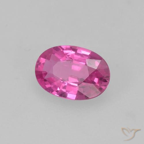 Safira Rosa Intenso Natural 0.40ct, oval, VS