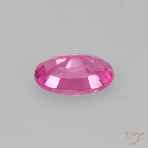 Safira Rosa Intenso Natural 0.40ct, oval, VS