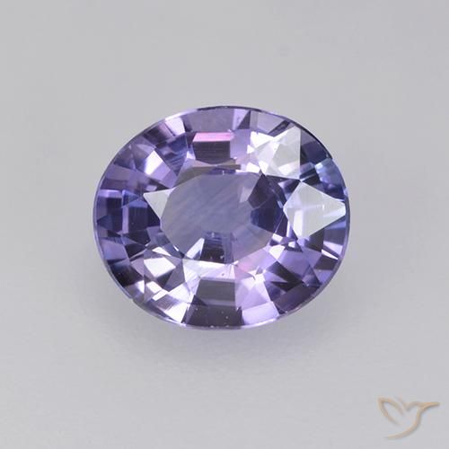 0.76ct Natural Berinjela Violeta Safira, oval, VS