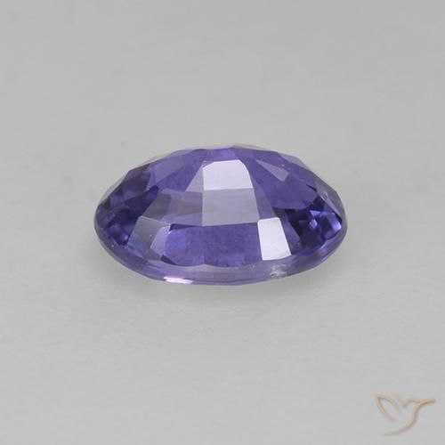 Safira Violeta Profundo Natural 0.76ct, oval, VS