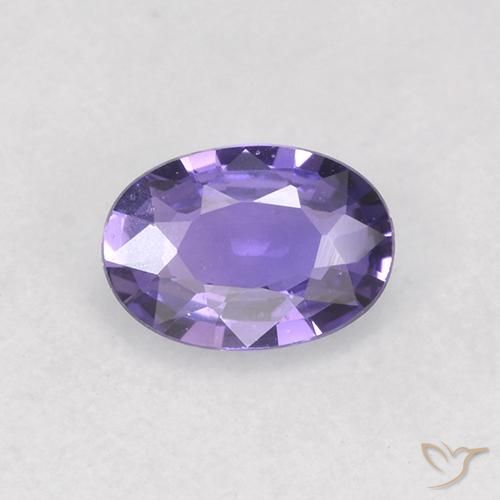 0.50ct Natural Violeta Profundo Safira, oval, VVS-VS