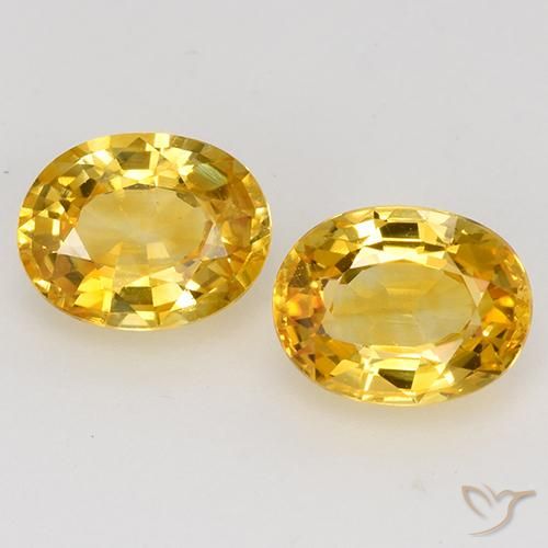 1.53ctw Natural Dourado Safira, oval, VS