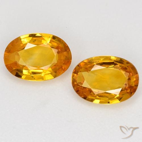 1.25ctw Natural Laranja Médio Safira, oval, VVS-VS