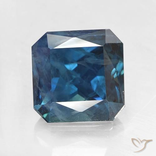 2.64ct Natural Azul-marinho Safira, Corte Esmeralda, VS