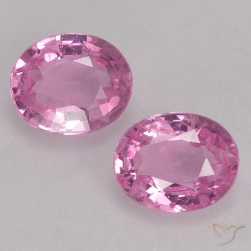 0.78ctw Natural Roxo Royal Muito Claro Rosa Safira, oval, VVS-VS