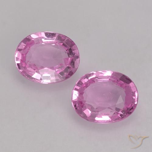 0.80ctw Natural Roxo Rosado Brilhante Safira, oval, VS