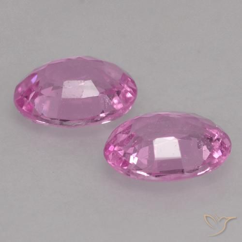 Pedras preciosas de Safira roxo médio natural de 0.80 ct, oval, VS