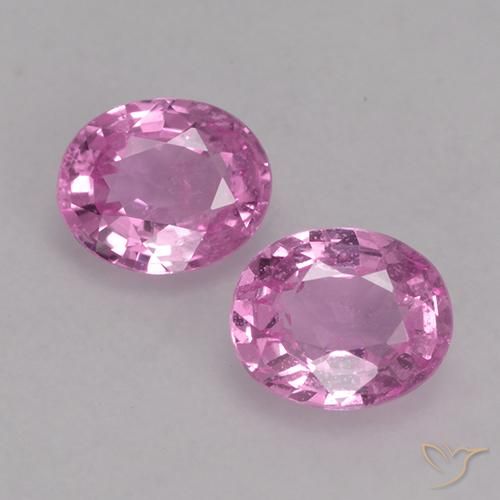 0.82ctw Natural Roxo Rosado Brilhante Safira, oval, VS