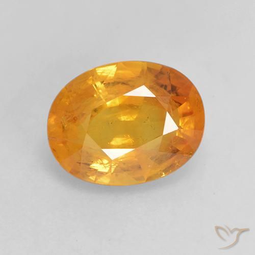 1.81ct Natural Laranja Médio Safira, oval, VS-SI