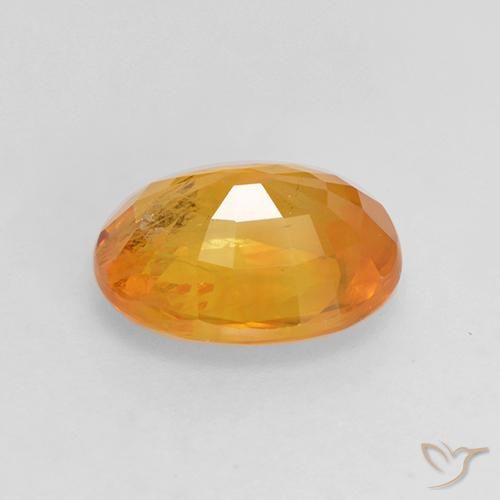 Safira Laranja Médio Natural 1.81ct, oval, VS-SI