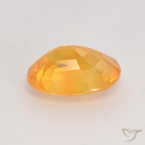 Safira Laranja Médio Natural 1.51ct, oval, VS-SI