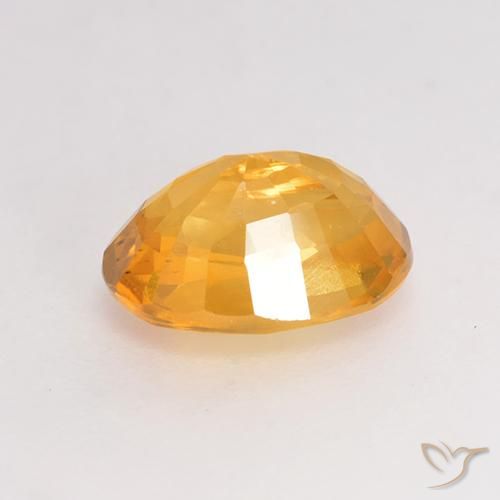 Safira Laranja Médio Natural 1.50ct, oval, VS