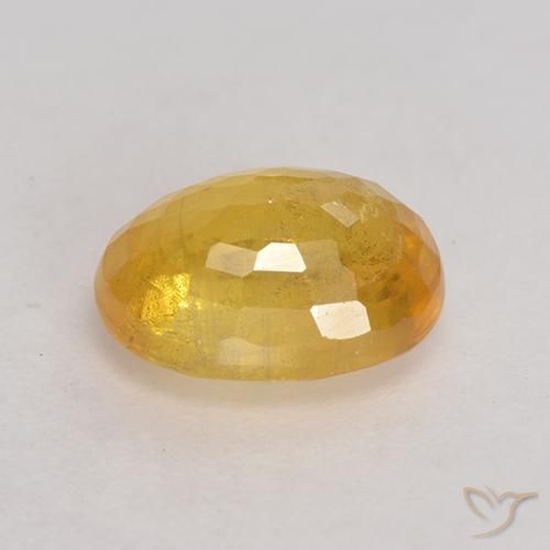 Safira Laranja Dourada Natural 2.05ct, oval, SI