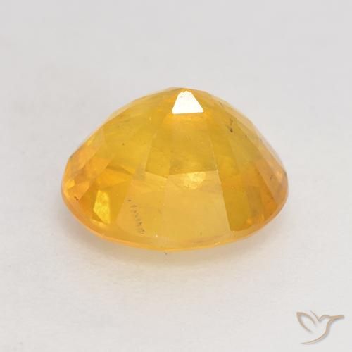 Safira Laranja Dourada Natural 1.75ct, oval, SI