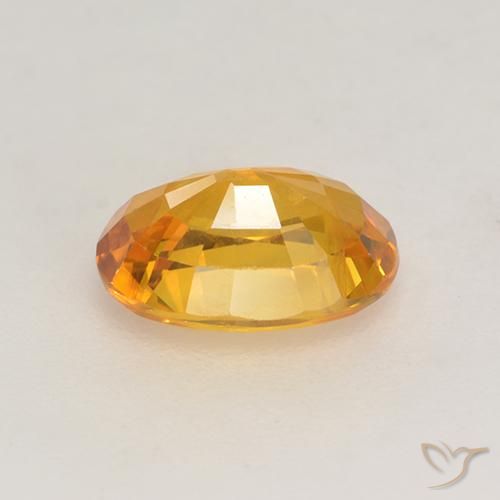 Safira Laranja-Ouro Natural 1.43ct, oval, VS