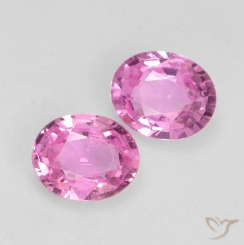 Pedras preciosas de Safira Roxo Intenso natural de 0.85 ct, oval, VS