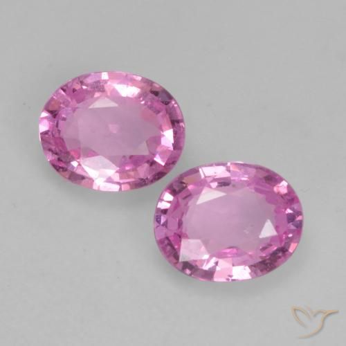 0.76ctw Natural Roxo Rosado Brilhante Safira, oval, VS