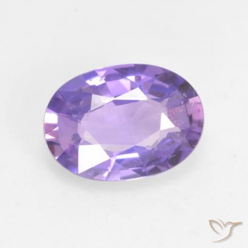 0.66ct Natural Violeta rosado claro Safira, oval, VVS-VS