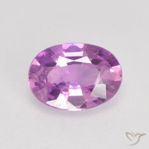 0.59ct Natural Roxo Intenso Safira, oval, VVS-VS