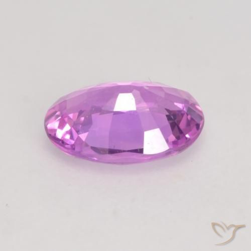 Safira Roxo Intenso Natural 0.59ct, oval, VVS-VS