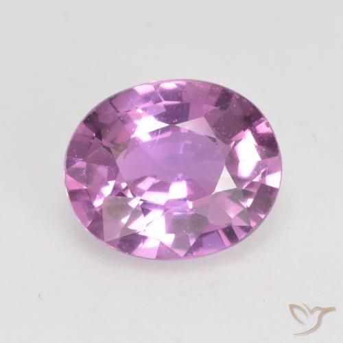 0.76ct Natural Roxo rosado Safira, oval, VVS-VS
