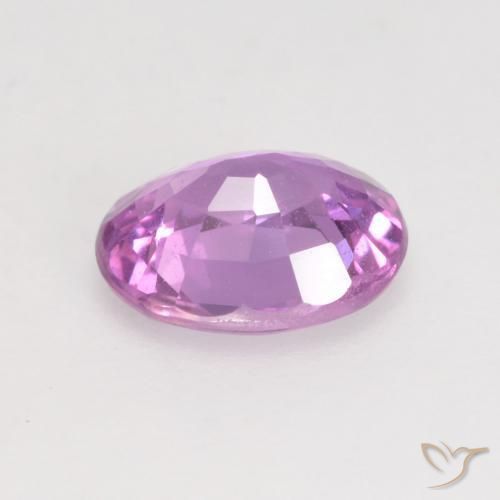 Safira Roxo rosado Natural 0.76ct, oval, VVS-VS
