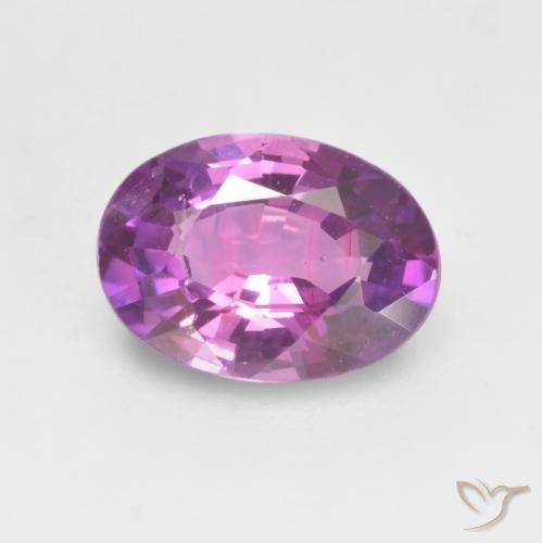 0.65ct Natural Roxo Intenso Safira, oval, VVS-VS