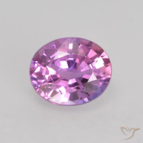 0.73ct Natural Roxo rosado Safira, oval, VVS-VS