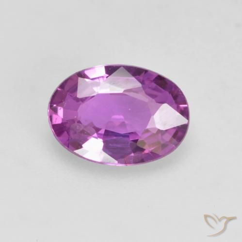0.47ct Natural Roxo Intenso Safira, oval, VVS-VS