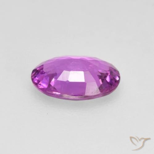 Safira Roxo Intenso Natural 0.47ct, oval, VVS-VS