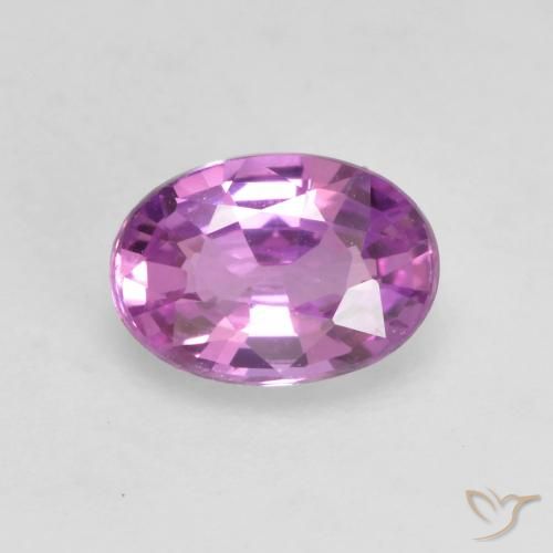 0.61ct Natural Roxo Rosado Intenso Safira, oval, VVS-VS
