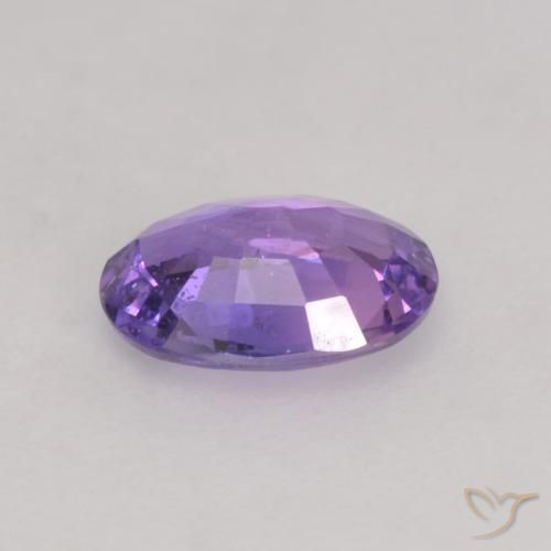 Safira Roxo profundo Natural 0.50ct, oval, VS