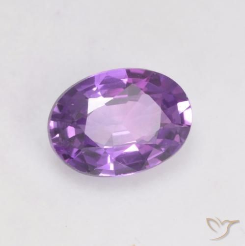 Safira Violeta médio Natural 0.56ct, oval, VS