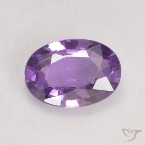 0.48ct Natural íris violeta Safira, oval, VS