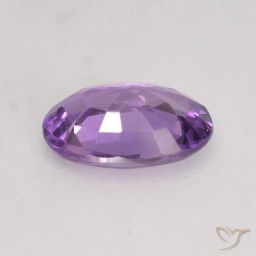 Safira íris violeta Natural 0.48ct, oval, VS