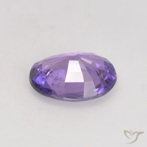 Safira Violeta Profundo Natural 0.66ct, oval, VS