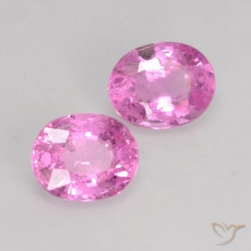 Pedras preciosas de Safira Roxo Intenso natural de 0.98 ct, oval, VS