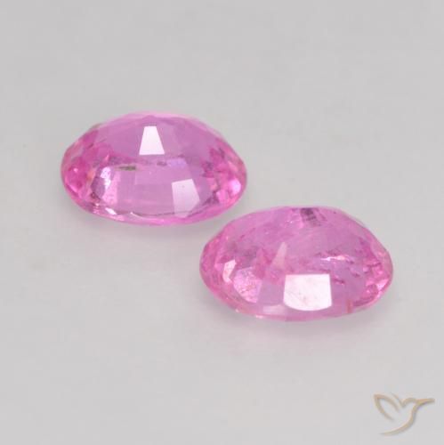 Pedras preciosas de Safira Roxo Intenso natural de 0.98 ct, oval, VS