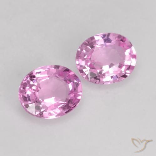Pedras preciosas de Safira Roxo Intenso natural de 0.78 ct, oval, VVS-VS